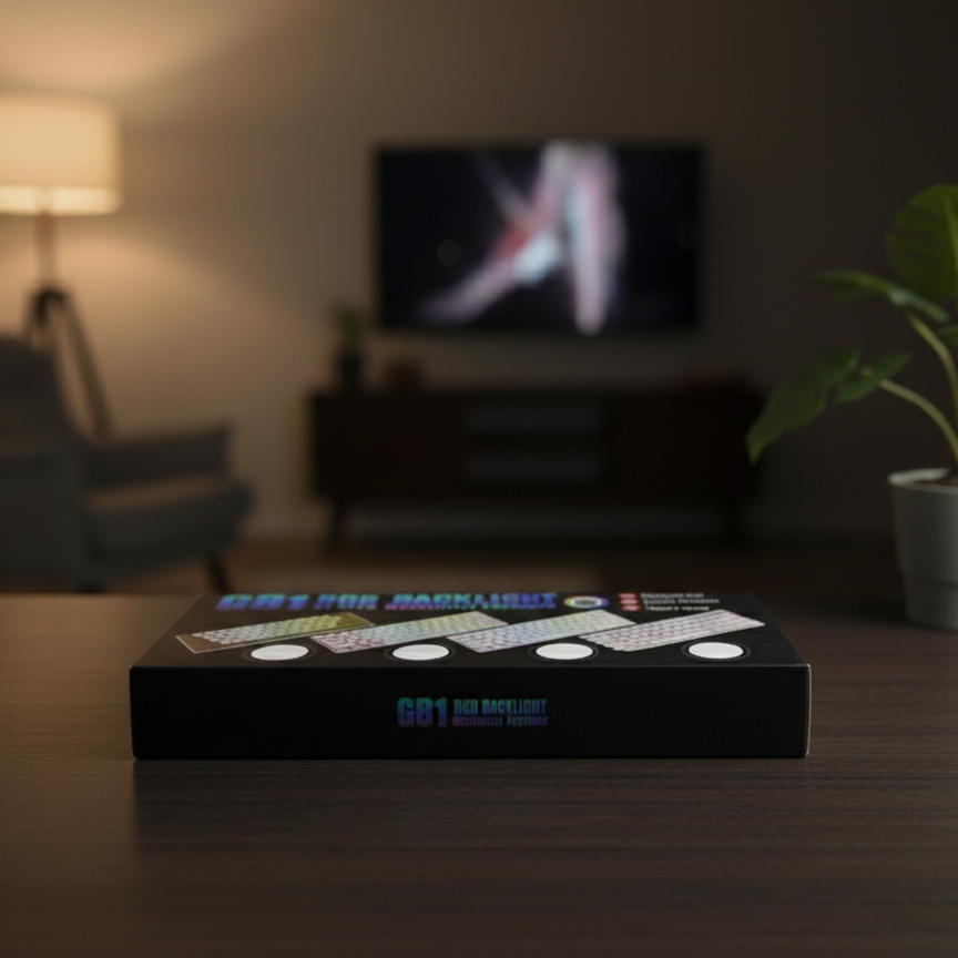 GB1 Ultra-Compact 60% Wireless Mechanical Gaming Keyboard – Triple-Mode Connectivity (2.4GHz/Bluetooth/USB-C), RGB Backlit, 61 Keys Hot-Swappable Pro Gamer Edition